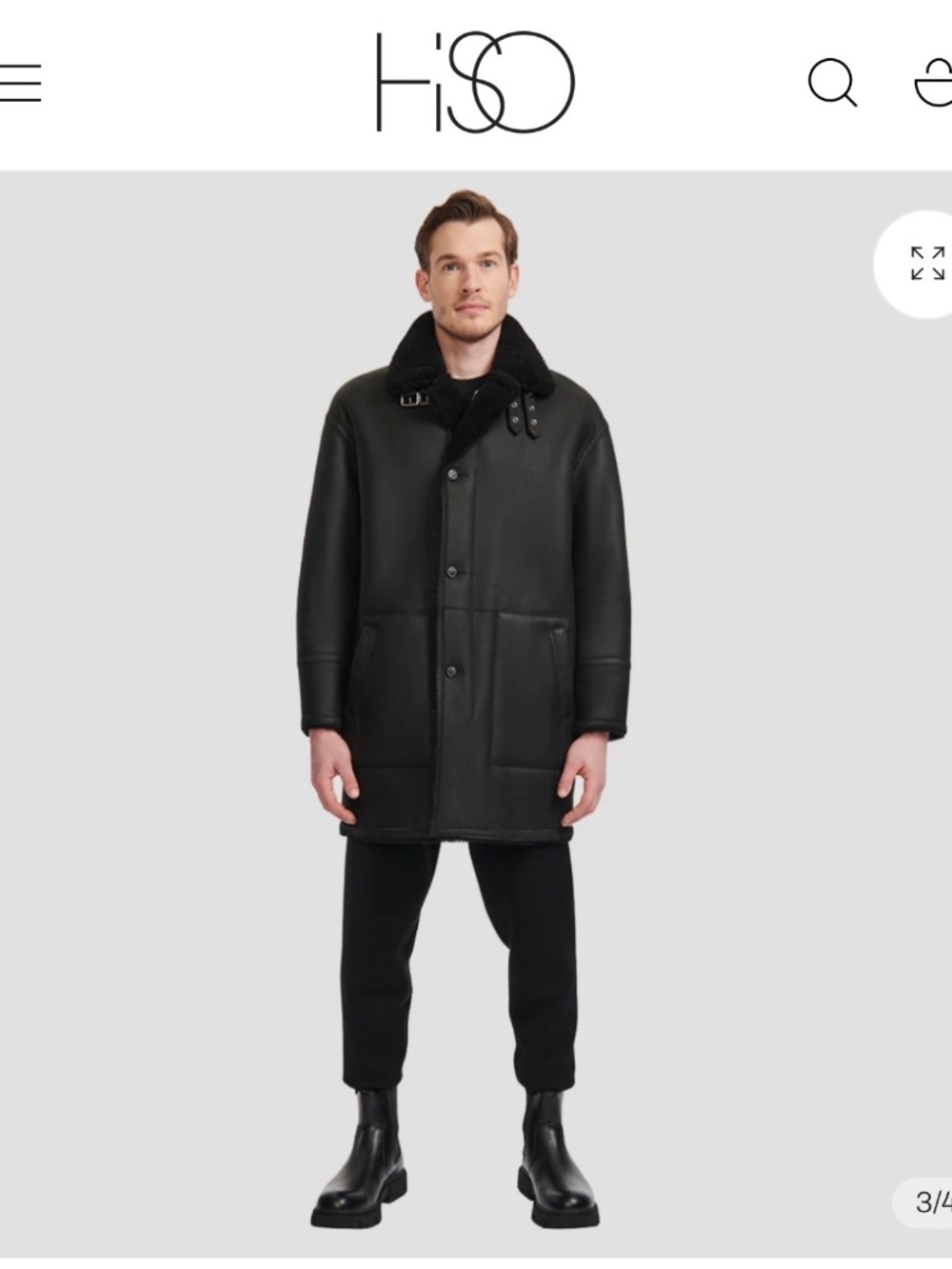 HISO men’s reversible jacket